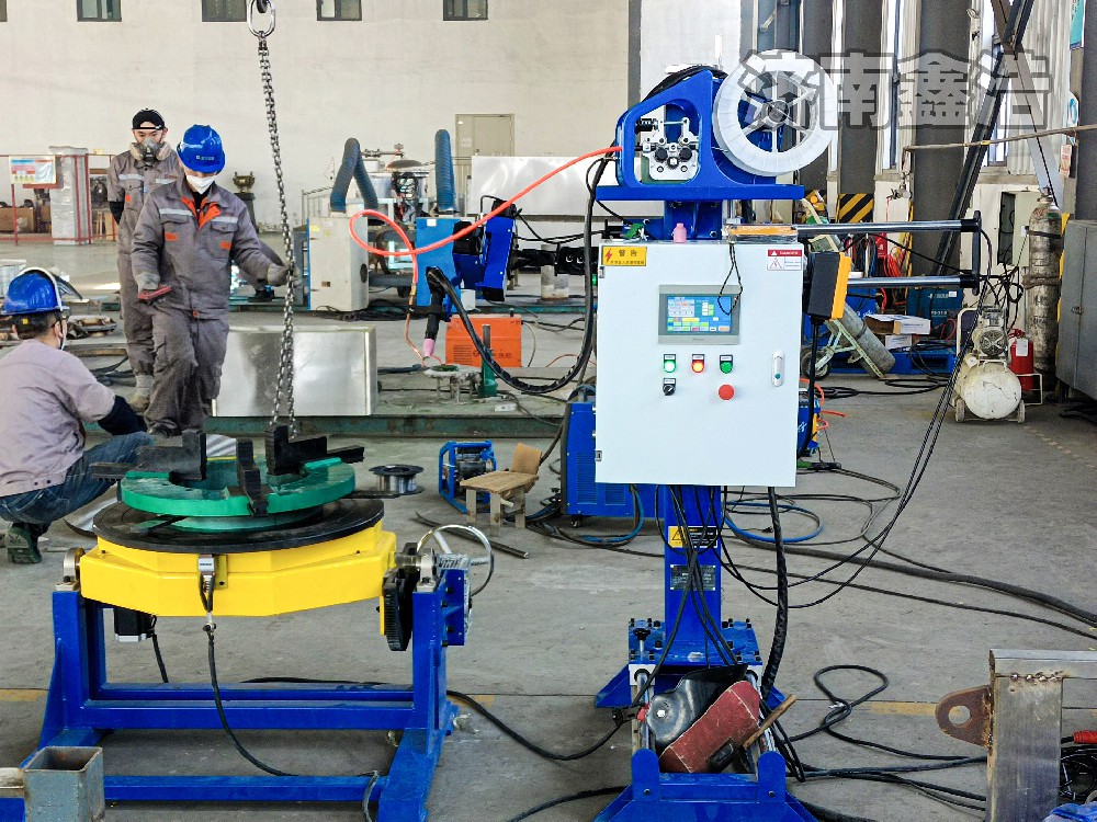 煙臺客戶(hù)訂購600公斤分體氬弧自動(dòng)焊，成型美觀(guān)，自動(dòng)焊接