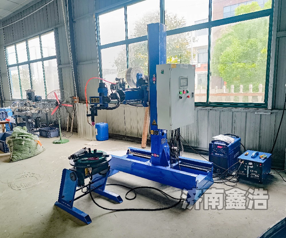 分體式氬弧自動(dòng)焊，環(huán)縫焊接通孔設計，提高效率